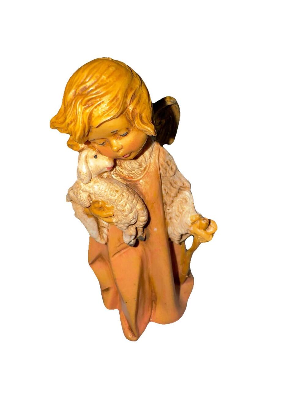 Fontanini Heirloom Italy Depose 5" Scale Nativity Little Shepherd Angel 1993